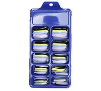 Punte per unghie a copertura totale in colore puro Materiale ABS di alta qualità 100 pezzi Eleganti unghie finte finte per professionisti di nail art per manicure salone di casa (03)