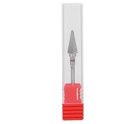 Punte per unghie, tungsteno acciaio Nail Art manicure punte elettrico pedicure manicure testa di rettifica accessorio per lucidare le unghie portatile elettrico trapano per unghie(rosso)