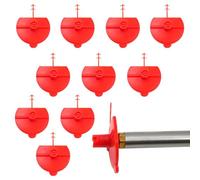 Punte piatte per ugelli - Set riutilizzabile da 10, spruzzatore portatile a ventaglio, accessorio durevole per idropulitrici, per esterni, officina, della porta, bagno, casa, soffitto