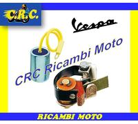 PUNTE PLATINATE + CONDENSATORE CONTATTO PIAGGIO VESPA 50 SPECIAL R N L 90