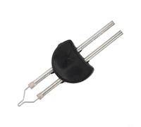 Punte riutilizzabili in resina per il riscaldamento delle mosche per la costruzione di mosche, teste di ricambio per la cura delle ali, parti di ricambio in metallo per colla a caldo e rimozione di