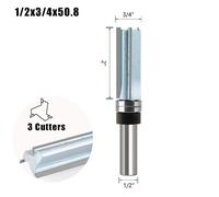 Punte Router per Lavori di Precisione Corpo in Acciaio Massiccio e Design a Lung