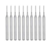 Punte Router Professionali 10pz Fine Carburo per Progetti Macchine PCB