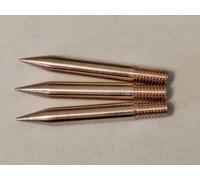 Punte Saldatore Stagno - Set di 3 Pezzi - Rame Puro 99,9% - Compatibili con Parkside, LUX, Niteo, ZD - Filettatura M4 - Conica - Alta Conducibilità Termica