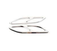 Punte scarico Terminale Scarico Silenziatore Uscita Copertura Esterno Per Mercedes Per Benz CLA Classe C118 W118 2020 2021 2022 2023(Argento lucido)