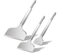 Punte SDS Plus -3 pezzi 100 mm + 75 mm + 40 mm,scalpello SDS Plus per la rimozione di piastrelle, adesivo per piastrelle, calcestruzzo, pietra naturale, muratura, ecc.Scalpello per piastrelle Premium