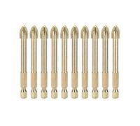 Punte Torte Triangolari Piastrelle In Ceramica Bit Drill Drill 8mm 10pcs Ceramic Tile Drill Bits For Drilling Through Tiles Concrete And Masonry