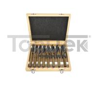 Geko Punte da trapano G38115 8 pz HSS per ferro 14-25,5 mm ridotte