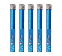 Punte Trapano Diamantate 10mm- BRSCHNITT foretto diamantato per Gres Porcellanato Piastrelle Ceramica granito Marmo(5 pezzi)..