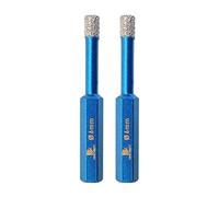 Punte Trapano Diamantate 6mm- BRSCHNITT foretto diamantato per Gres Porcellanato Piastrelle Ceramica granito Marmo(2 pezzi)..