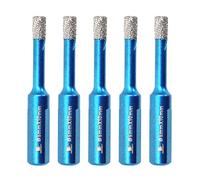 Punte Trapano Diamantate 6mm- BRSCHNITT foretto diamantato per Gres Porcellanato Piastrelle Ceramica granito Marmo(5 pezzi)..