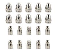 Punte ugelli compatibili per taglierina al plasma BTC800DP Kit elettrodi P-80 Set di ricambio di materiali di consumo per torcia per applicazioni di taglio Aperture 1.7mm 10 sets