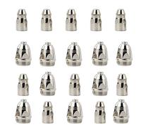Punte ugelli per taglierina al plasma BTC800DP e P80 Kit elettrodi Sostituzione dei materiali di consumo della torcia P-80 Aperture 1.5mm 10 sets