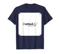 Punteggiato e Intrigante: Elegante Arte di punteggiatura per Gli Amanti delle Parole Maglietta, Uomo, Navy, L