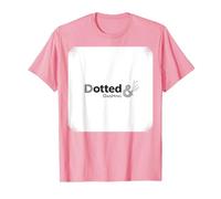 Punteggiato e Intrigante: Elegante Arte di punteggiatura per Gli Amanti delle Parole Maglietta, Uomo, Rosa, L