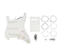 Punteggio a chitarra elettrica caricata, guscio di 3 strati bianco vintage, battibecco precarato con 3 gocce elettriche a doppia bobina a bobina a bobina a bobina a doppia bobina (Spina navale