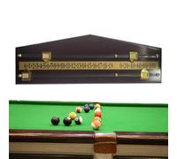 Punteggio del gioco Billard Tabella degli indicatori del portiere-Billiards, marcatore assemblato da shuffleboard | di indicatore sportivo moderno, contatore portatile in legno, accessori
