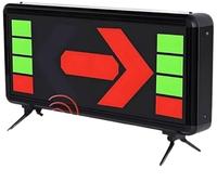 Punteggio di pallacanestro e inseguitore di fallo con freccia di possesso | Il telecomando funziona fino a 10 m di distanza; il display direzionale a LED mostra quale squadra possiede.