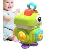 Punteggio di smistamento del colore, giocattolo per dinosauri per bambini | Giocattolo clock colorato | Adorabile gioco di educazione precoce 'insegnamento, attività portatili per l'uso all'aperto, us