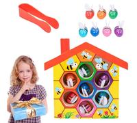 Punteggio Per Di In Legno - Smistamento Del Colore In Legno Puzzle Fingertip Allenamento Giocattolo Educativo | Giochi Di Interazione Per Genitori E Bambini Abbinamento Dei Regali Di Educazio