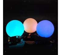 Puntelli a mano con sfera Poi a LED per principianti, impugnatura