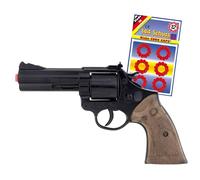 Puntelli decorativi della polizia, nero, marrone, 22 cm, con 144 colpi