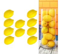 Puntelli finti al limone aspetto luminoso e realistico modello frutta finta real