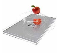 Puntelli for serbatoio di acqua bassa for fotografia in acrilico Vetrina trasparente HD Contenitore for alimenti e cosmetici portatile (Color : Clear, Size : 80x80x5cm/31.4x31.4x5'')