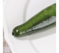 Puntelli realistici di simulazione di cetriolo per la decorazione della cucina domestica e la fotografia