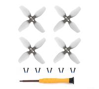Puntello di ricambio per lame per DJI NEO2 Puntelli ABS a basso rumore progettati per un uso a lungo termine senza compromettere la precisione del volo (due paia di grigi)