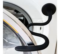 Puntello magnetico per porta della lavatrice a carico anteriore, mantiene la porta della lavatrice aperta, puntello flessibile si adatta alla maggior parte delle lavatrici, nero