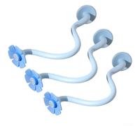 Puntello e tappo per rondella frontale con forte magnete, supporto flessibile in silicone per la ventilazione della lavanderia, previene odori e guarnizioni, confezione da 3 (blu)