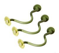 Puntello e tappo per rondella frontale con forte magnete, supporto flessibile in silicone per la ventilazione della lavanderia, previene odori e guarnizioni, confezione da 3 (verde)