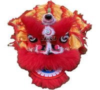 Puntello per danza del leone cinese, 22,9 cm, testa di drago, per spettacoli folk tradizionali, per feste di Capodanno