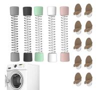 Puntello per porta a rondella a carico anteriore, regolabile, magnetico, rimovibile, resistente, inodore, per casa, appartamento, soggiorno, bagno