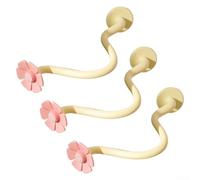 Puntello per porta della rondella di carico anteriore e tappo magnetico, design flessibile del tubo flessibile per fissare la porta della rondella aperta e prevenire l'umidità (rosa)