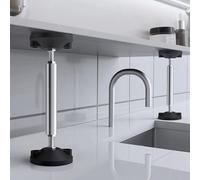 Puntello Telescopico Asta di Supporto Telescopica per Mobili, Supporto Regolabile in Acciaio Inox per Terza Mano, Utensili per L'installazione di Mobili, Sollevatore per Cartongesso per Supporto(2pcs,