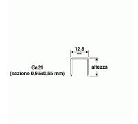 PUNTI 12.8X10 MM. 10 1000PZ PUNTATRICE SPILLATRICE PNEUMATICA 8016 1455602