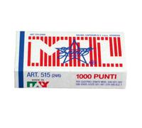 Punti 515 - 24/6 - acciaio naturale - metallo - Zenith - conf. da 10 pz