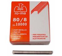 Punti 8 mm per Fissatrice Pneumatica Mk80 Mek80 e Rapid PS12-80 10000 pz