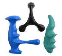Punti di innesco manuale Strumento di massaggio e tissutale profondo Strumento di massaggio GUA SHA, 3 pezzi Strumenti di massaggio liscio e sollievo dal dolore per tutto il corpo, muscolo, tessuto