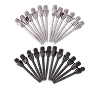 Punti di ricambio puntali in acciaio con freccette 24 pezzi - filo d'argento