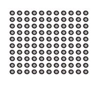 Punti di tracciamento a scansione 3D 100 pezzi I marcatori del punto di riferimento magnetico ad alta riflettanza per l'acquisizione del movimento e l'analisi dell'antura 3 mm