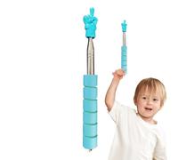 Punti Dita per Bambini - Puntatore Insegnante In Acciaio Inox | Strumento Di Lettura Tattile, E Apprendimento Della Lettura E Apprendimento Dei Bambini, Ideale per L'Educazione Precoce
