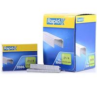 Punti Metallici 21/4 Standard Rapid Universali per Cucitrici Spillatrici Scatola