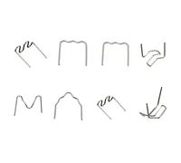 Punti Metallici a Caldo 800 Pezzi, 8 Tipi di Punti Metallici per Saldatrice in Plastica, Punti Metallici a Caldo in Acciaio Inossidabile, Riparazione di Saldatura, per