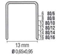 PUNTI FISSATRICE PNEUMATICA MEK80 8MM TIPO 80