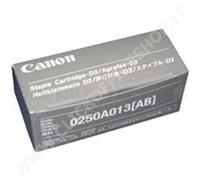 PUNTI METALLICI CANON STAPLE D3 (2X2000) 0250A013 - ORIGINALE