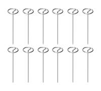 Punti metallici circolari per paesaggio, lunghezza 150 mm, testa piatta 100 pezzi, testa a punta, pali da giardino zincati, picchetti in tessuto per copertura del suolo all'aperto per giardino