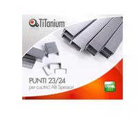 Punti Metallici per Cucitrice ad Alti Spessori Titanium - 23/24 - 23/24TI (Conf.